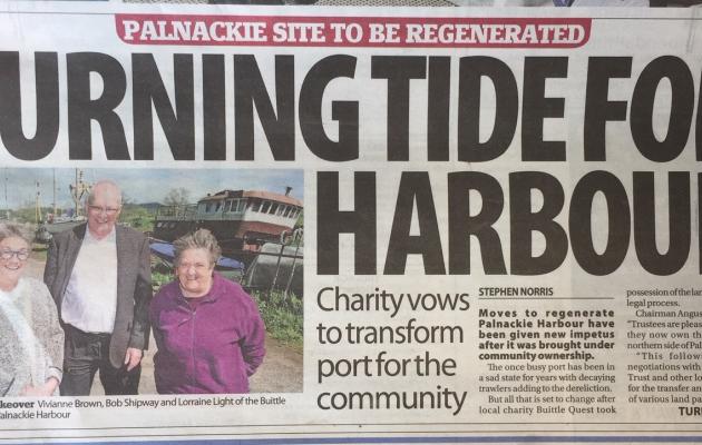 Galloway News Article on Palnackie Community Port